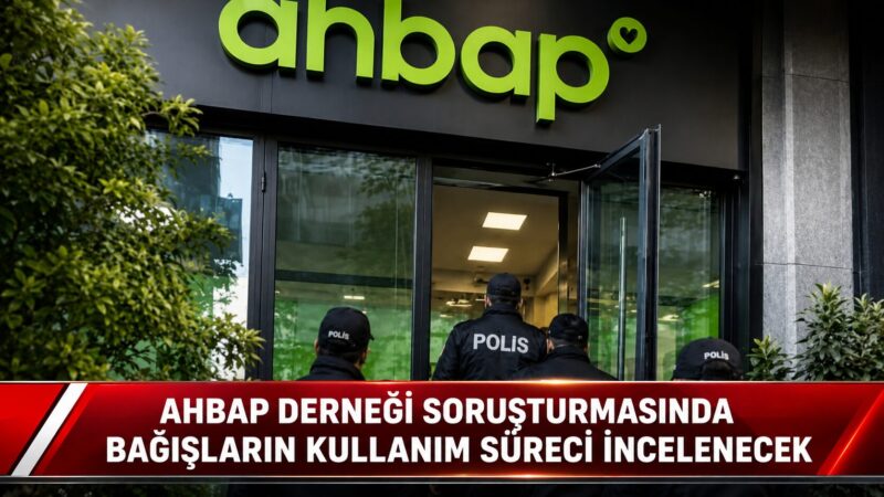 Haluk Levent tarafından kurulan Ahbap Derneği’ne yönelik yürütülen soruşturma kapsamında,