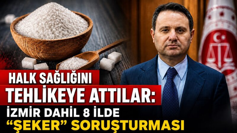 İstanbul merkezli yürütülen “Şeker Soruşturması” kapsamında İzmir’in de aralarında bulunduğu