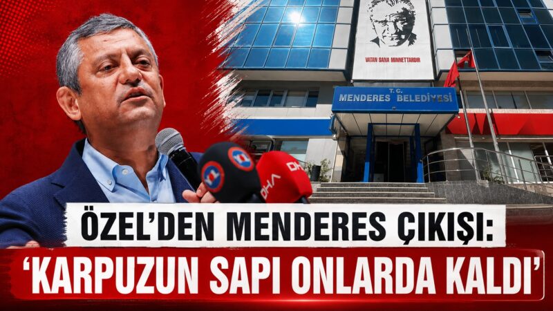 YENİ Parti Genel Başkanı Özgür Özel, Menderes Belediyesi’nde gerçekleştirilen başkan
