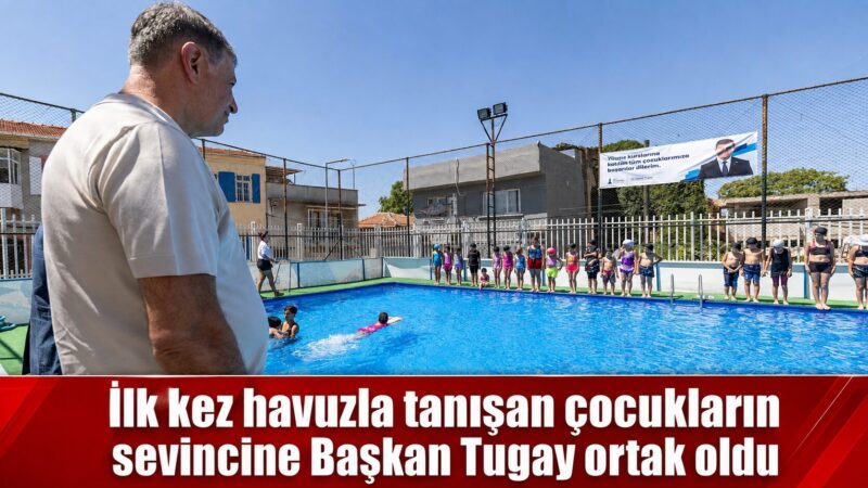 İzmir Büyükşehir Belediye Başkanı Dr. Cemil Tugay, Konak Pazaryeri Mahallesi'nde