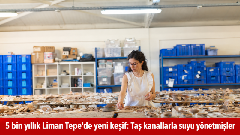 İzmir Büyükşehir Belediyesi’nin destek verdiği Liman Tepe kazılarında yaklaşık 5