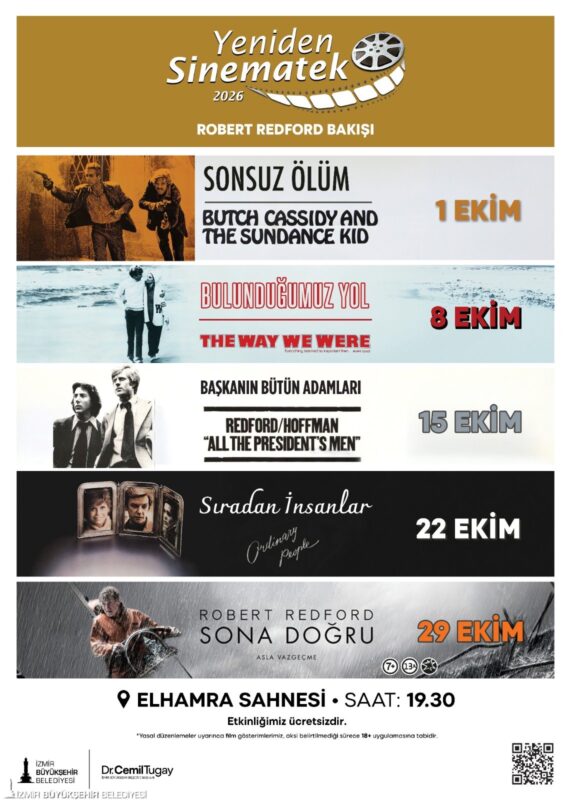 İzmir Büyükşehir Belediyesi Yeniden Sinematek gösterimleri, ekim ayında dünya sinemasının
