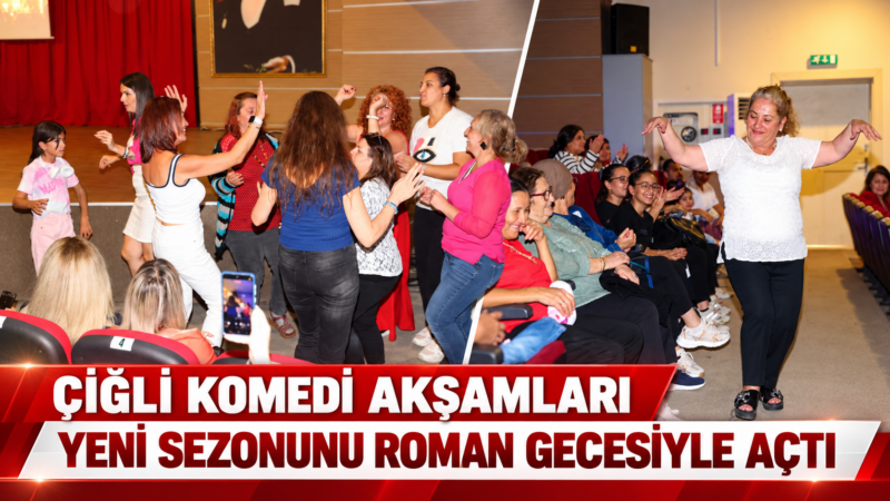 Çiğli Belediyesi’nin düzenlediği Çiğli Komedi Akşamları, yeni sezonuna Emrah Bari