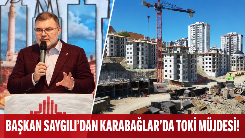 
AK Parti İzmir İl Başkanı Bilal Saygılı, Karabağlar’da yapımı devam