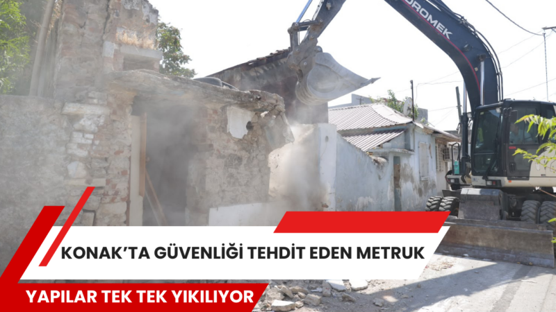 Konak Belediyesi, ilçe genelinde güvenlik tehdidi oluşturan ve kent estetiğini