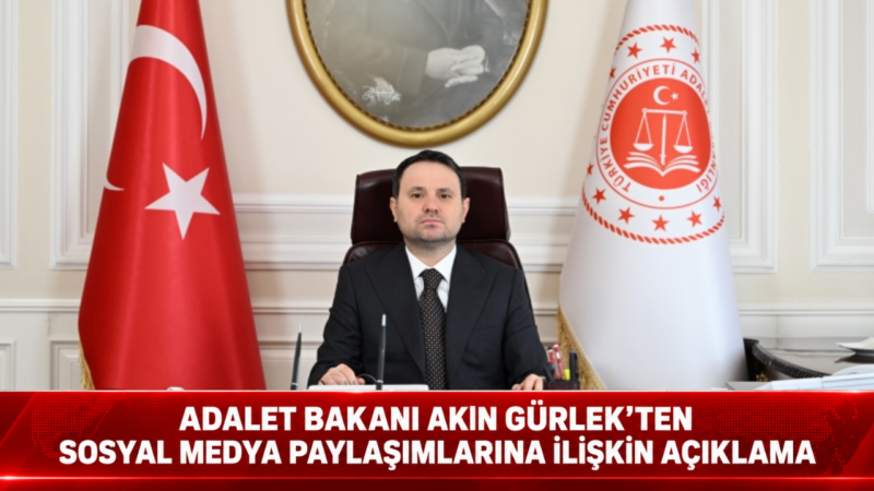 Adalet Bakanı Akın Gürlek, sosyal medyada suç gelirlerini meşru göstermeye