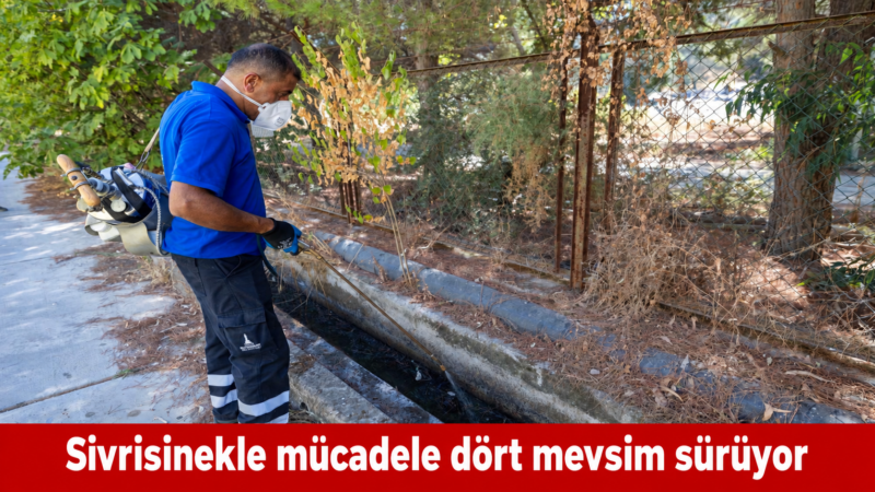 İzmir Büyükşehir Belediyesi, sivrisinek başta olmak üzere vektörlere karşı mücadelesini