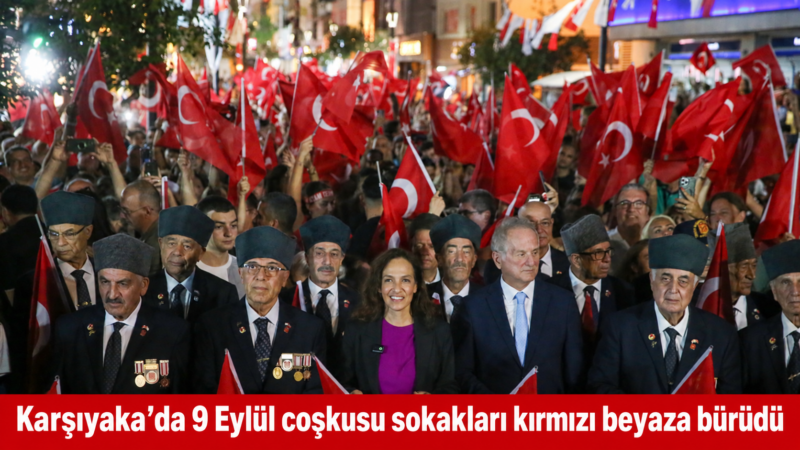 İzmir’in düşman işgalinden kurtuluşunun 104. yıl dönümü, Karşıyaka’da muhteşem bir