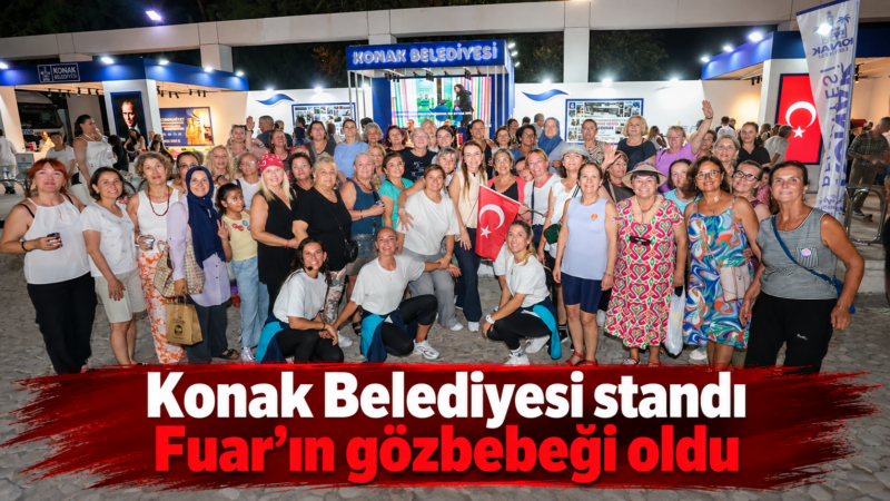 Konak Belediyesi, 95. İzmir Enternasyonal Fuarı’nda yer alan standıyla bu