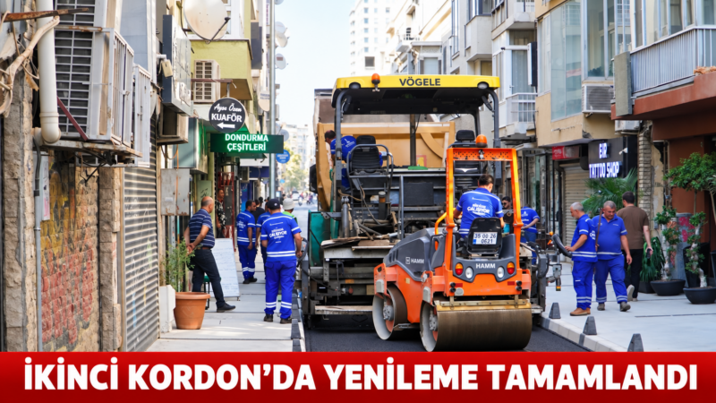 İzmir Büyükşehir Belediyesi, İkinci Kordon olarak bilinen Cumhuriyet Bulvarı’nda altyapı