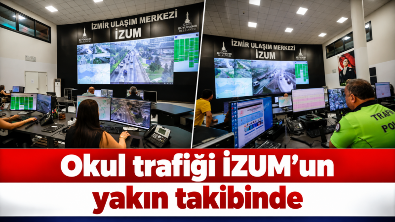 İzmir Büyükşehir Belediyesi, yeni eğitim-öğretim yılının başlamasıyla artan trafik hareketliliğini