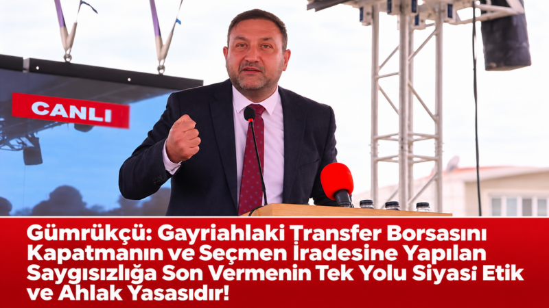 Son dönemde artan partiler arası transferleri ve milli iradeyi hiçe