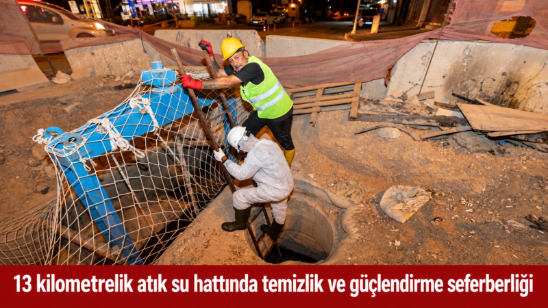 İzmir Büyükşehir Belediyesi İZSU Genel Müdürlüğü ekipleri temiz körfez hedefi