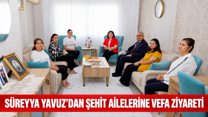 
Vali Mustafa Yavuz’un eşi Süreyya Yavuz Hanımefendi, şehit ailelerini ziyaret