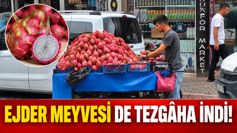 
Bir zamanlar marketlerin “lüks meyve” reyonlarında görülen ejder meyvesi, artık