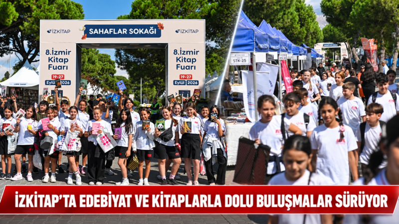 İZKİTAP – 8. İzmir Kitap Fuarı’nın beşinci gününde Kültürpark, farklı