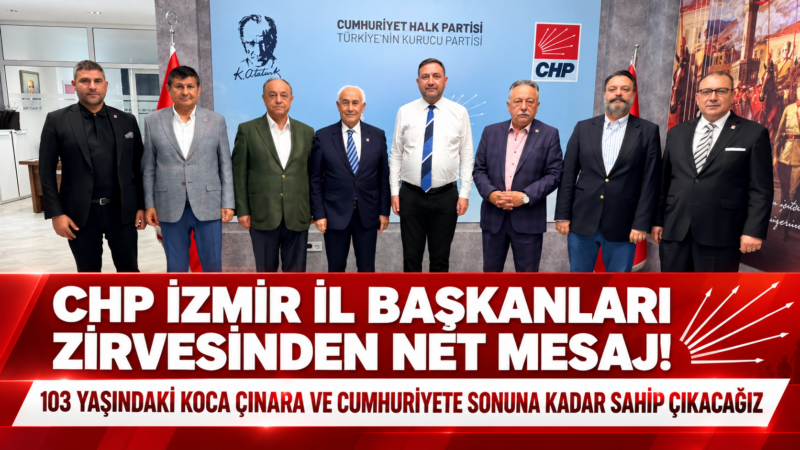 Cumhuriyet Halk Partisi İzmir İl Başkanı Utku Gümrükçü, CHP'nin örgüt