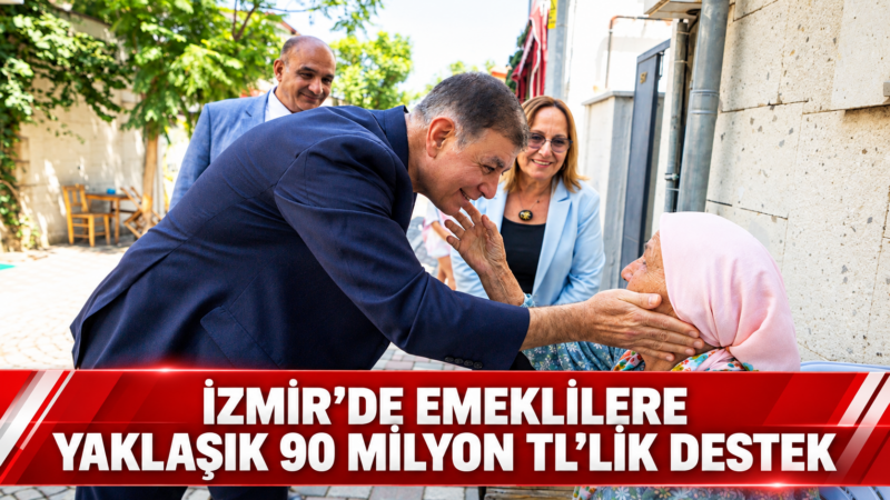 
İzmir Büyükşehir Belediyesi’nin emeklilere yönelik aylık alışveriş ve kira desteği