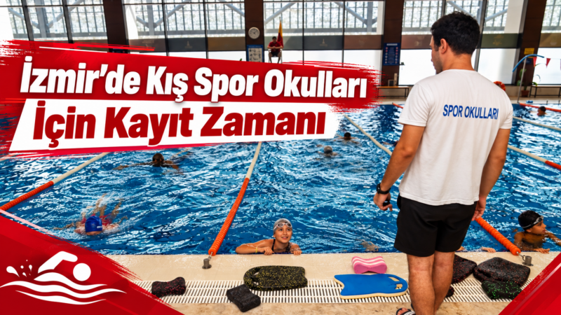 İzmir Büyükşehir Belediyesi’nin Kış Spor Okulları’nda yeni dönem başlıyor. Mevcut