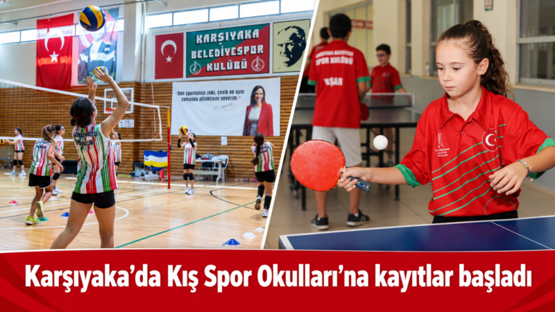 Karşıyaka Belediye Spor Kulübü bünyesinde düzenlenen “Kış Spor Okulları” bu yıl da
dopdolu