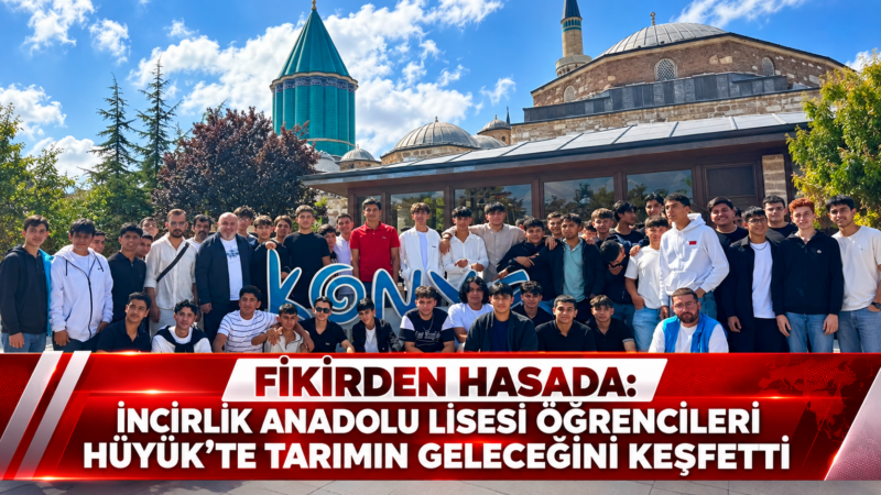 36 öğrenci ve 2 öğretmen, üç gün boyunca toprağa dokundu,