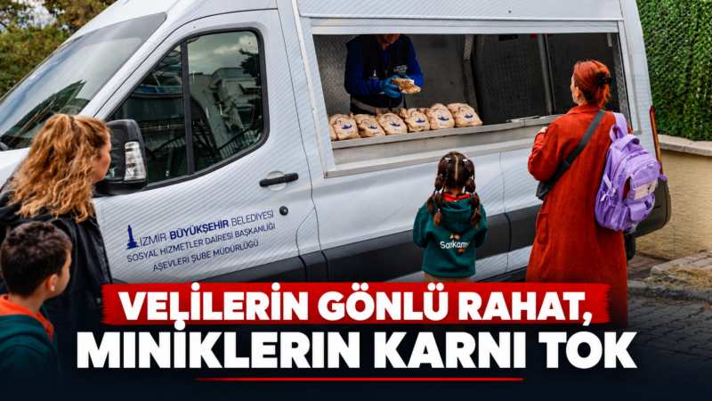 İzmir Büyükşehir Belediyesi’nin  ilkokullara yönelik beslenme paketi desteği yeni eğitim