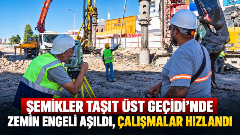 İzmir Büyükşehir Belediyesi’nin Mavişehir trafiğini rahatlatacak Şemikler Taşıt Üst Geçidi Projesi’nde, beklenenden yüksek sıvılaşma