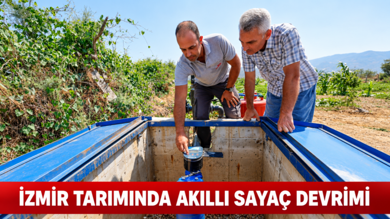 İzmir Büyükşehir Belediyesi, kuraklıkla mücadele kapsamında tarımsal sulamada 30 milyon