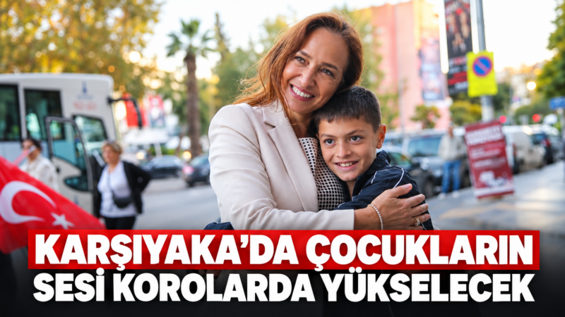 Karşıyaka Belediyesi, 7-14 yaş arasındaki çocukları ‘Genç Ses Karşıyaka’ korolarında
