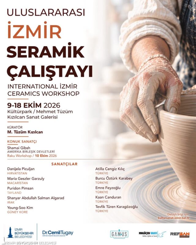 İzmir, 9-18 Ekim’de düzenlenecek Uluslararası İzmir Seramik Çalıştayı ile dünyanın