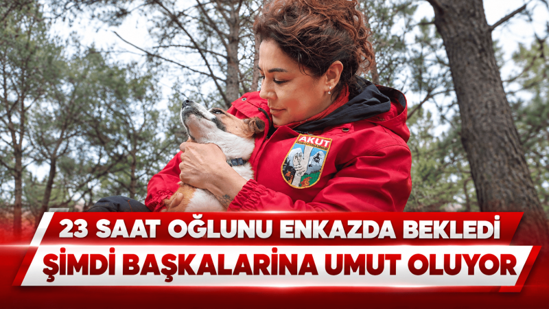 
İzmir’de 30 Ekim depreminde 12 yaşındaki oğlu Berk’i ve köpeği