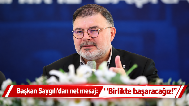AK Parti İzmir İl Başkanı Bilal Saygılı, 40’a yakın STK