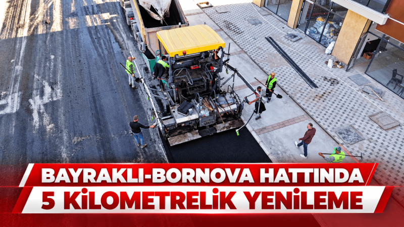 İzmir Büyükşehir Belediyesi, Bayraklı ile Bornova arasındaki önemli güzergâhlardan Yüzbaşı