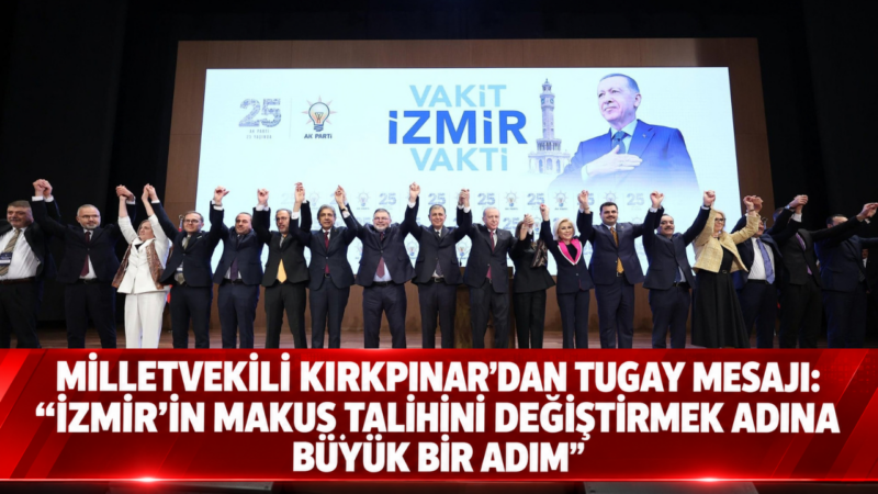 AK Parti İzmir Milletvekili Yaşar Kırkpınar, İzmir Büyükşehir Belediye Başkanı
