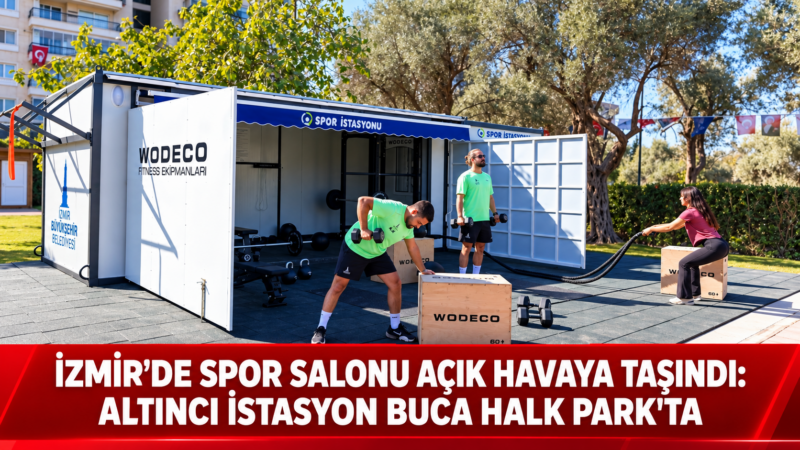 İzmir Büyükşehir Belediyesi’nin ücretsiz hizmet veren spor istasyonlarının sayısı altıya