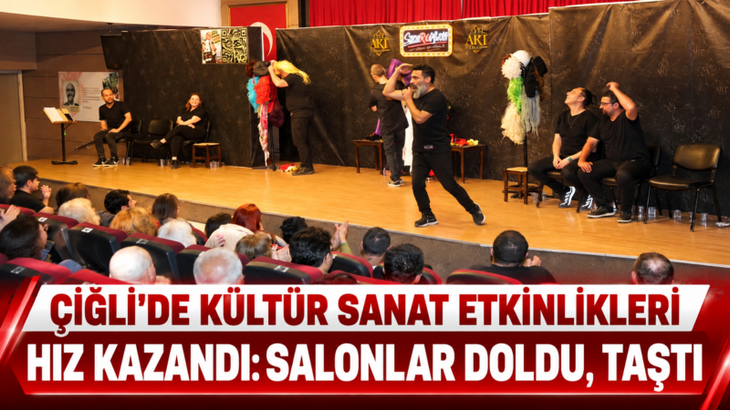 Çiğli Belediyesi, ekim ayıyla birlikte kültür ve sanat etkinliklerine hız