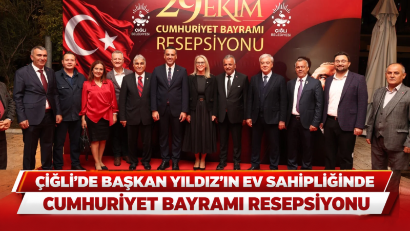 Çiğli Belediyesi tarafından 29 Ekim Cumhuriyet Bayramı’nın 103. yıl dönümü