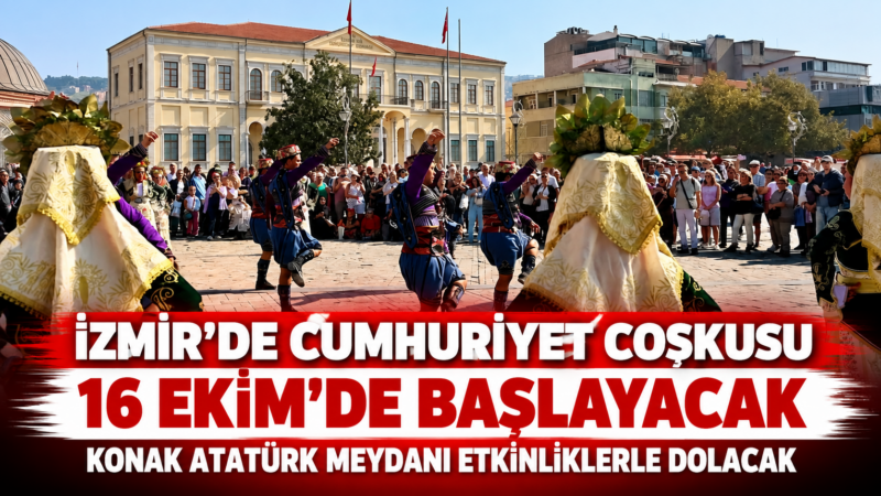 İzmir Valiliği, Cumhuriyetimizin 103. yıl dönümünü büyük bir coşku, gurur