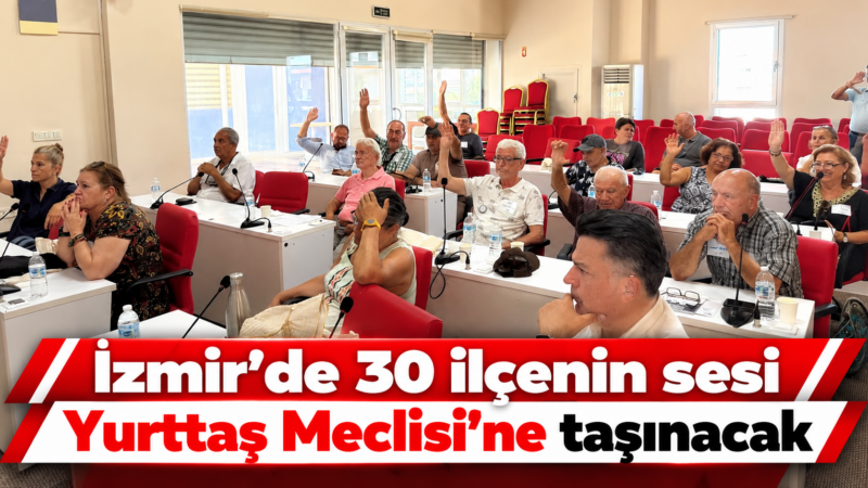 İzmir Büyükşehir Belediyesi’nin haziran ayında başlattığı Yurttaş Meclisi buluşmaları, 30