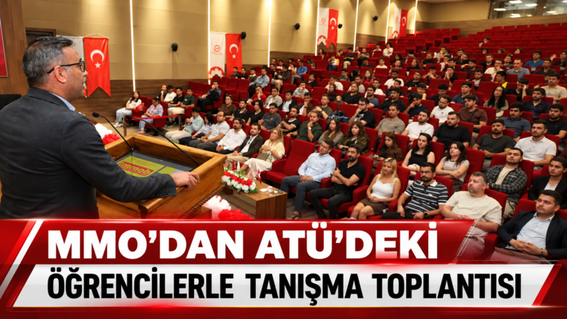 
TMMOB Makina Mühendisleri Odası Adana Şubesi, Alparslan Türkeş Üniversitesi’ne bu