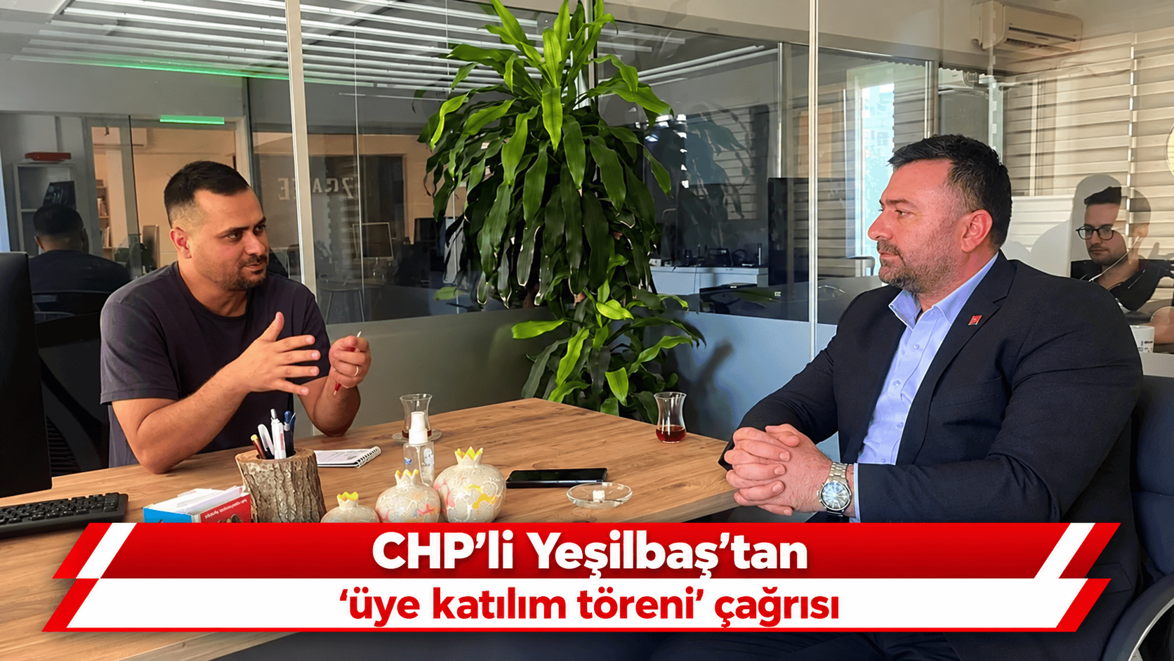 Cumhuriyet Halk Partisi Buca İlçe Başkanı Sinan Yeşilbaş, Pazar günü