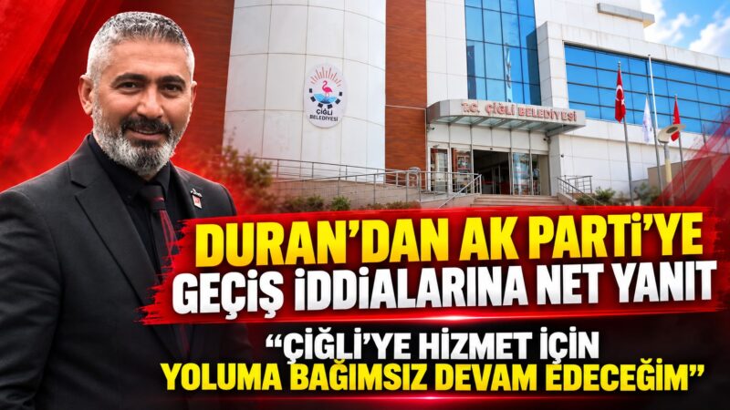 Çiğli Belediye Başkanı Onur Emrah Yıldız’ın AK Parti’ye katılmasının ardından