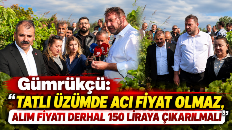 CHP İzmir İl Başkanlığı, tarımsal üretimdeki krizin odağındaki üreticilerin sesi