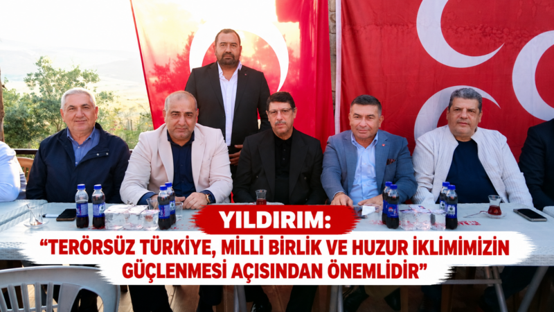 Milliyetçi Hareket Partisi (MHP) Adana İl Başkanı Hakan YILDIRIM, Karaisalı